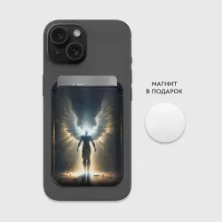 Картхолдер Magsafe магнитный Парящий мужчина ангел - фото 2