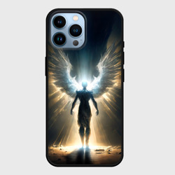 Чехол для iPhone 14 Pro Max Парящий мужчина ангел
