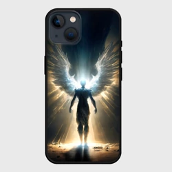 Чехол для iPhone 14 Парящий мужчина ангел