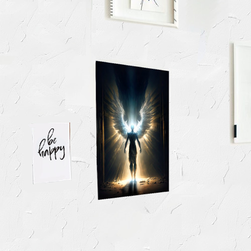 Постер Парящий мужчина ангел - фото 3