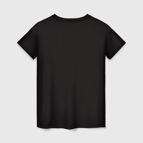 Женская футболка 3D с принтом Время ведьмы - минимализм, вид сзади #1