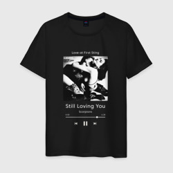 Мужская футболка хлопок Scorpions Still Loving You плеер
