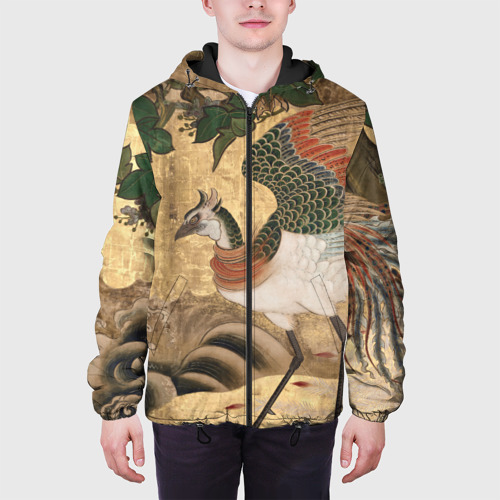 Мужская куртка 3D с принтом Сказочная птица, вид сбоку #3