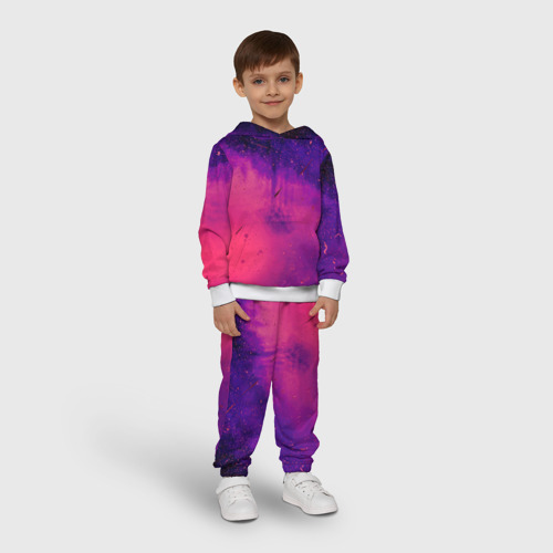Детский костюм с толстовкой 3D Фиолетовый космос - купить по цене 4785 рубв интернет-магазине Всемайки, арт 3385439