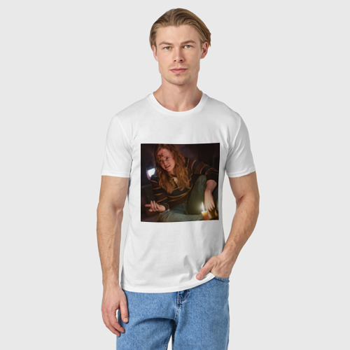 Мужская футболка хлопок с принтом Шершни Ван, фото на моделе #1