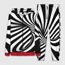 Женский костюм 3D Оптические иллюзии зебра