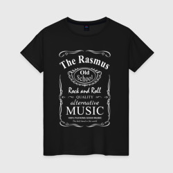 Женская футболка хлопок The Rasmus в стиле Jack Daniels