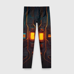 Детские леггинсы 3D Паттерн в стиле Киберпанк