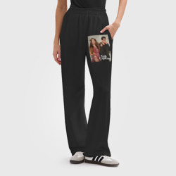 Женские брюки oversize без начеса хлопок Зимородок Сейран и Ферит - фото 2