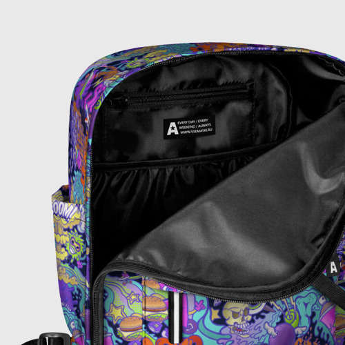Женский рюкзак 3D с принтом Стрит-поп-арт: stop revolt, фото #5