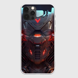 Чехол для iPhone 12 Pro Панцирь киборга  - доспех