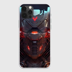 Чехол для iPhone 12 Pro Max Панцирь киборга  - доспех