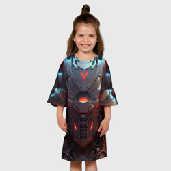 Детское платье 3D Панцирь киборга - фото 2