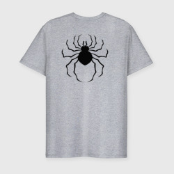 Лого паука – Мужская футболка хлопок Slim с принтом купить со скидкой в -9%