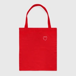 Шоппер BioNature Minimal love heart