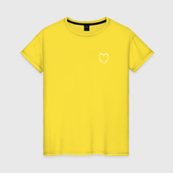 Женская футболка хлопок Minimal love