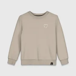Детский свитшот хлопок Minimal love heart