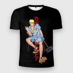 Мужская футболка 3D Slim Крутой учитель Онидзука