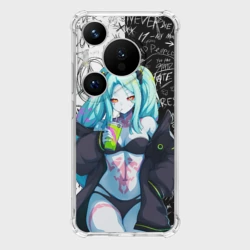Чехол для Huawei Pura 70 Pro Ребекка из Киберпанка 2077