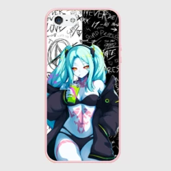 Чехол для iPhone 5/5S матовый Ребекка из Киберпанка 2077