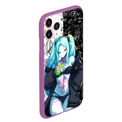 Чехол для iPhone 11 Pro Max матовый Ребекка из Киберпанка 2077 - фото 2