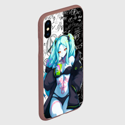 Чехол для iPhone XS Max матовый Ребекка из Киберпанка 2077 - фото 2