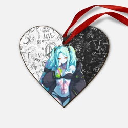 Деревянная игрушка Сердце Ребекка из Киберпанка 2077