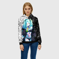 Женская толстовка 3D Ребекка из Киберпанка 2077 - фото 2