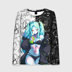 Женский лонгслив 3D Ребекка из Киберпанка 2077