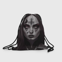Рюкзак-мешок 3D Готическая девушка Джелвира