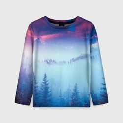 Детский лонгслив 3D Horizon landscape