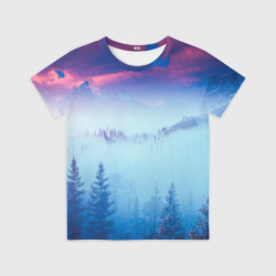 Детская футболка 3D Horizon landscape
