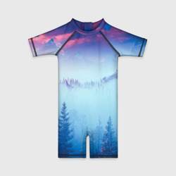 Детский купальный костюм 3D Horizon landscape