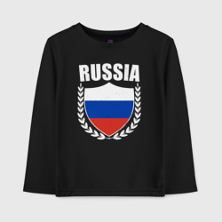 Детский лонгслив хлопок Российский щит