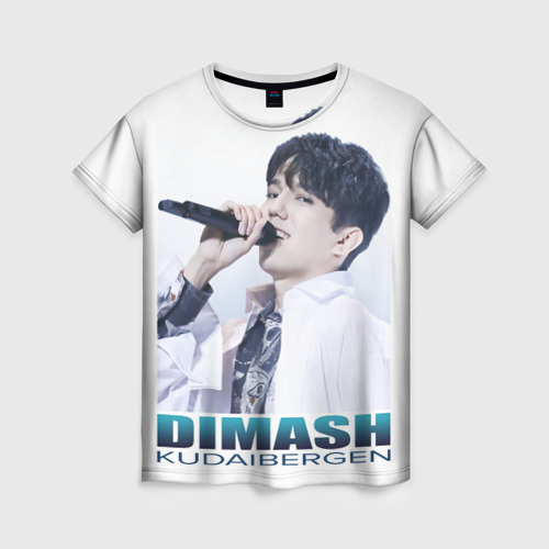 Женская футболка 3D Dimash & Dears, цвет 3D печать