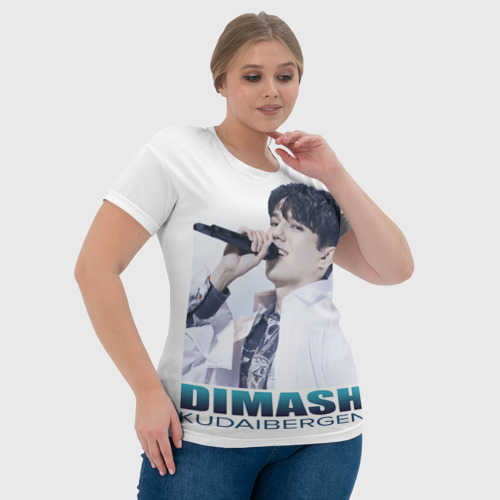 Женская футболка 3D Dimash & Dears, цвет 3D печать - фото 6