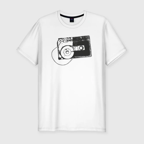 Мужская футболка хлопок Slim Cassette