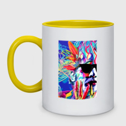 Кружка двухцветная Andy Warhol - celebrity - pop art
