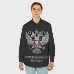 Мужская рубашка oversize 3D Очень важная персона - фото 2