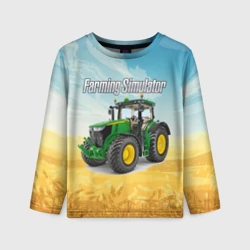 Детский лонгслив 3D Farming Simulator
