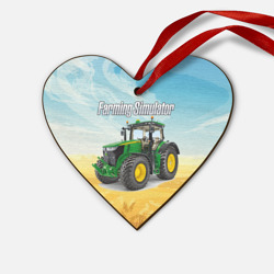 Деревянная игрушка Сердце Farming Simulator