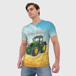 Мужская футболка 3D Farming Simulator - фото 2