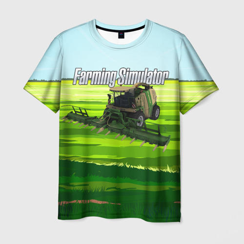 Мужская футболка 3D Farming Simulator, цвет 3D печать