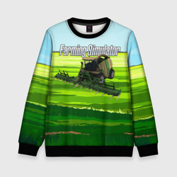 Детский свитшот 3D Farming Simulator