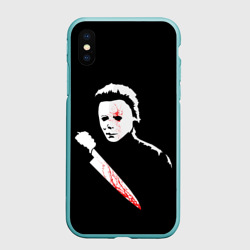 Чехол для iPhone XS Max матовый Майкл Майерс