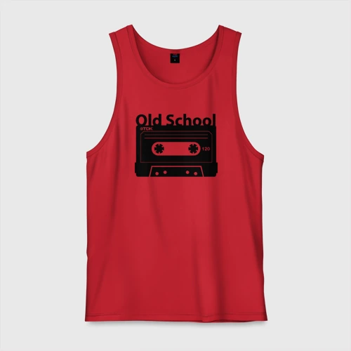 Мужская майка хлопок Old school music