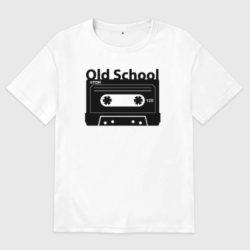 Мужская футболка хлопок Oversize Old school music