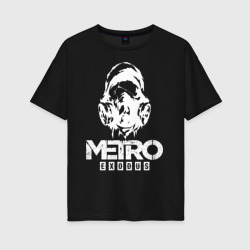 Женская футболка хлопок Oversize Metro Exodus art