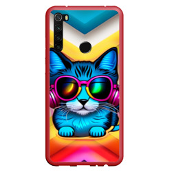Голубой котенок – Чехол для Xiaomi Redmi Note 8T с принтом купить