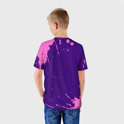 Детская футболка 3D Вера единорог с сердечком, цвет 3D печать - фото 4